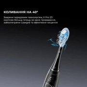 Електрична зубна щітка Xiaomi Oclean X Pro 20 Smart Sonic Electric Toothbrush Black (6970810556940)