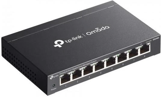 Коммутатор Smart TP-Link Omada ES208G (UA) Бренд: TP-Link; Количество портов
