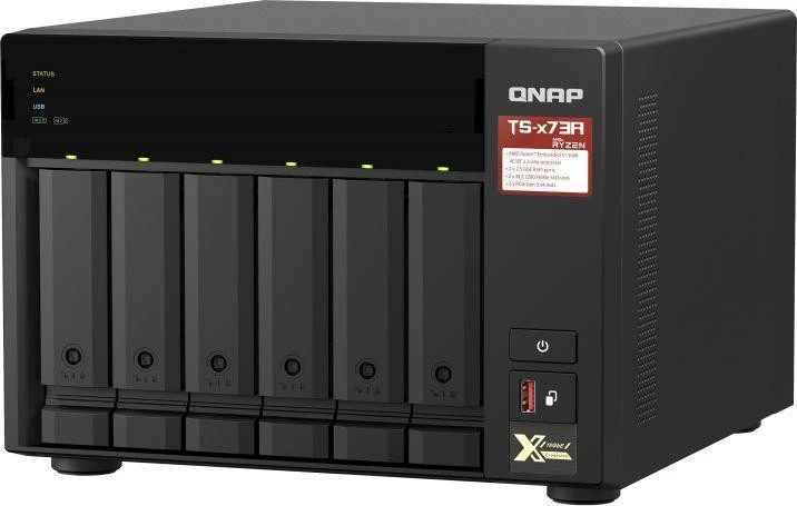 Qnap TS-673A-8G Бренд: Qnap; Процесор: AMD V1500B;