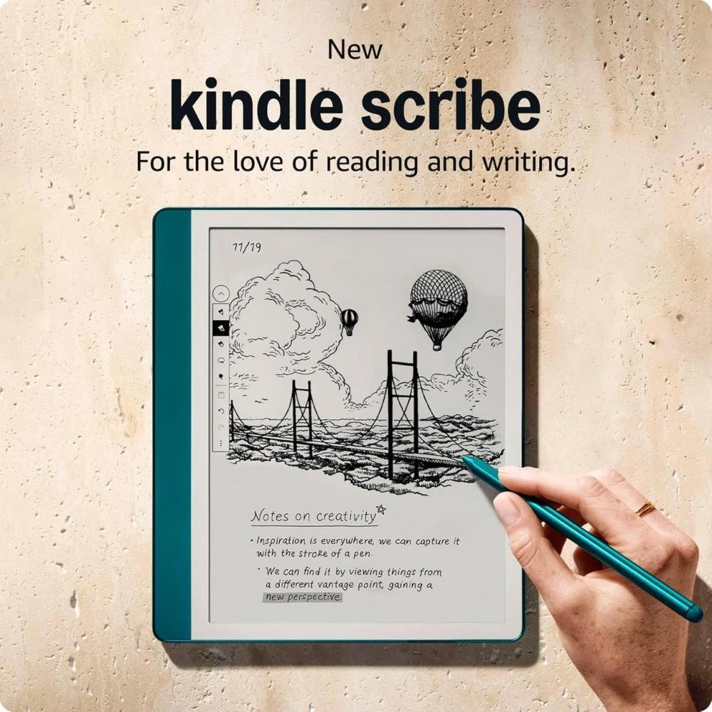 Amazon Kindle Scribe 64 GB Premium Pen Jade Бренд: Amazon; Диагональ, дюймы: 10,2;