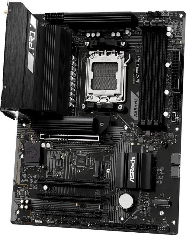 ASRock X870 Pro-A WiFi (UA) Бренд: ASRock; Тип роз'єму CPU: Socket AM5;