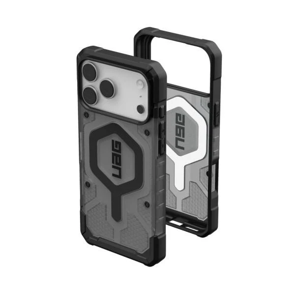 Чохол для смартфона URBAN ARMOR GEAR iPhone 17 Pro Max, Pathfinder Clear MagSafe, Ash/Black (114552113140) (UA)
