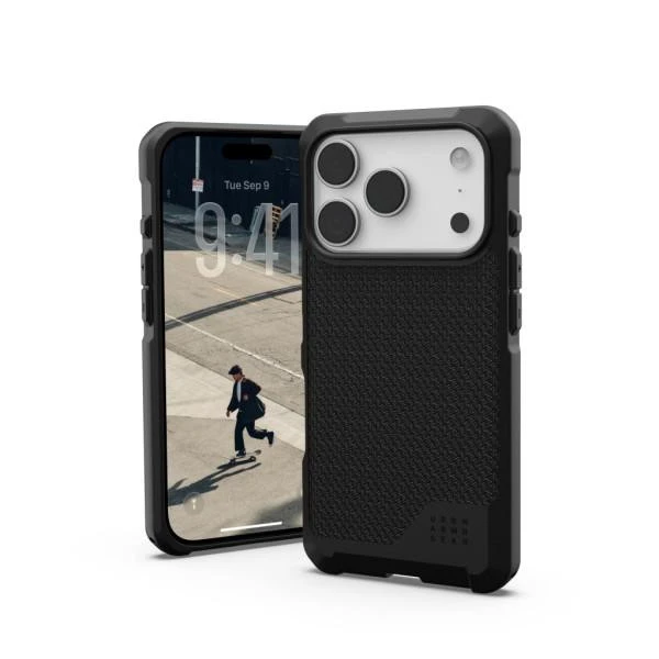 Чохол для смартфона URBAN ARMOR GEAR iPhone 17 Pro, Metropolis LT MagSafe, Kevlar Black (114517113940) (UA)