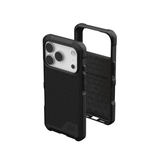 Чохол для смартфона URBAN ARMOR GEAR iPhone 17 Pro, Metropolis LT MagSafe, Kevlar Black (114517113940) (UA)