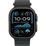 Apple Watch Ultra 2 GPS + Cellular 49mm Black Titanium Case with Black Ocean Band (MYTC3+MYPD3)