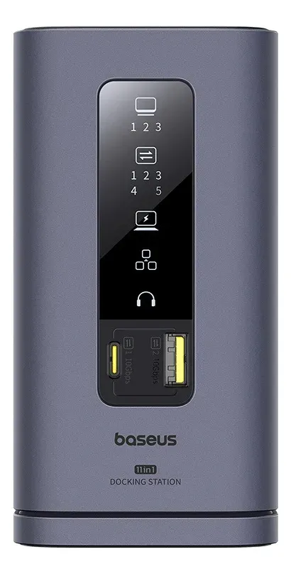 Baseus Spacemate Series 11-in-1 MAC Docking Station Grau (B00568101813-01) Бренд: Baseus; Форм-фактор: