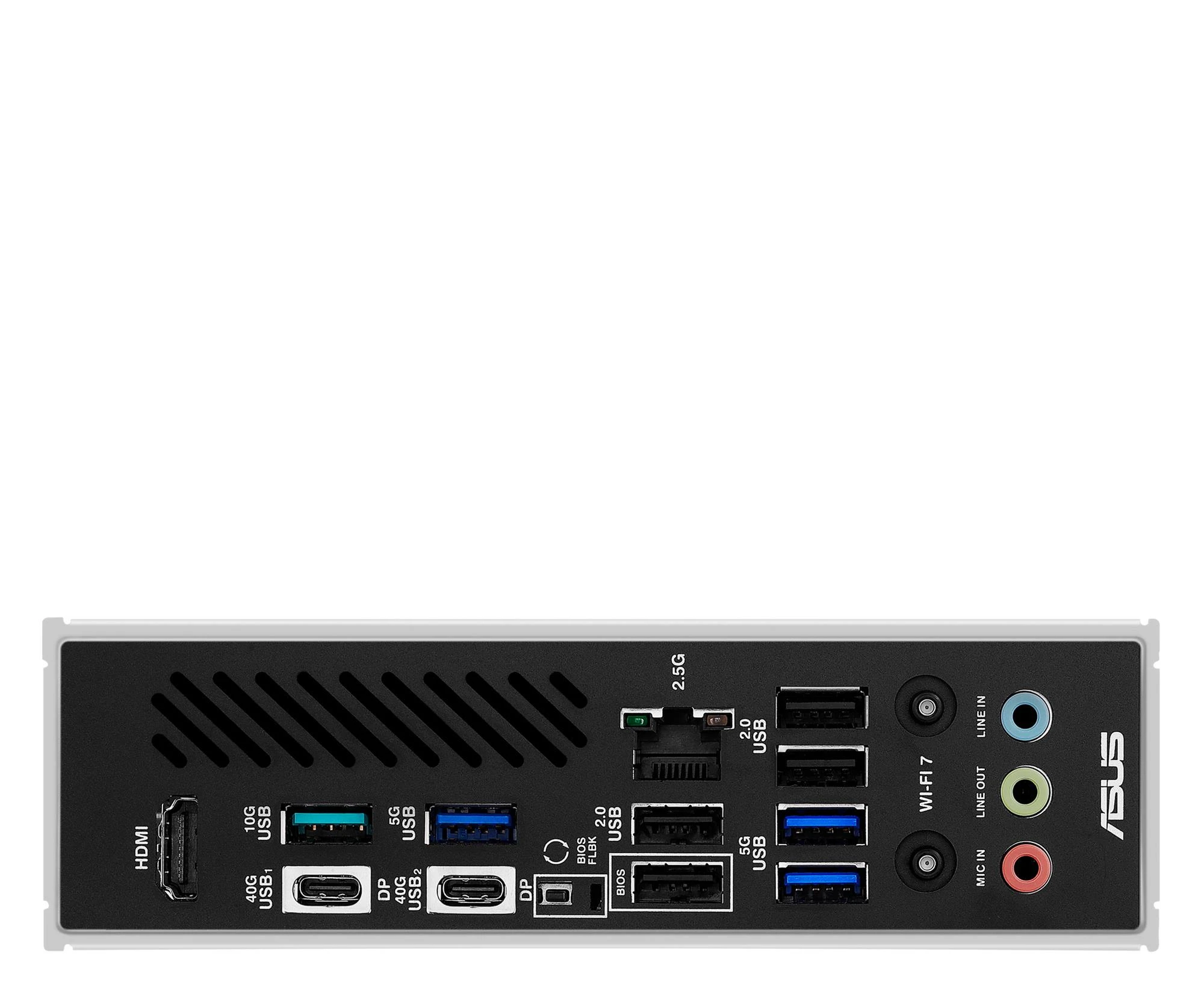 ASUS X870 MAX GAMING WIFI7 EU Конструкція блоку живлення: 12+2+1;