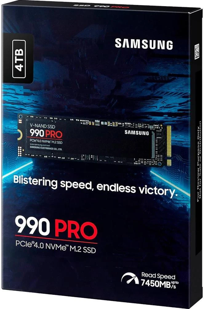 Samsung 990 PRO 4 TB (MZ-V9P4T0BW) Бренд: Samsung; Линейка: 990 PRO; Объем,