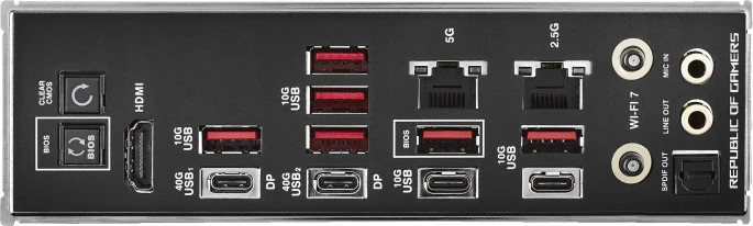 ASUS ROG CROSSHAIR X870E HERO (90MB1MX0-M0EAY0) (UA) Бренд: ASUS; Тип разъема CPU: Socket AM5;