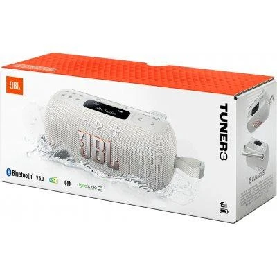 Портативний радіоприймач JBL Tuner 3 White (JBLTUNER3WHT) (UA) Бренд: JBL; Формат акустики: 1.0;