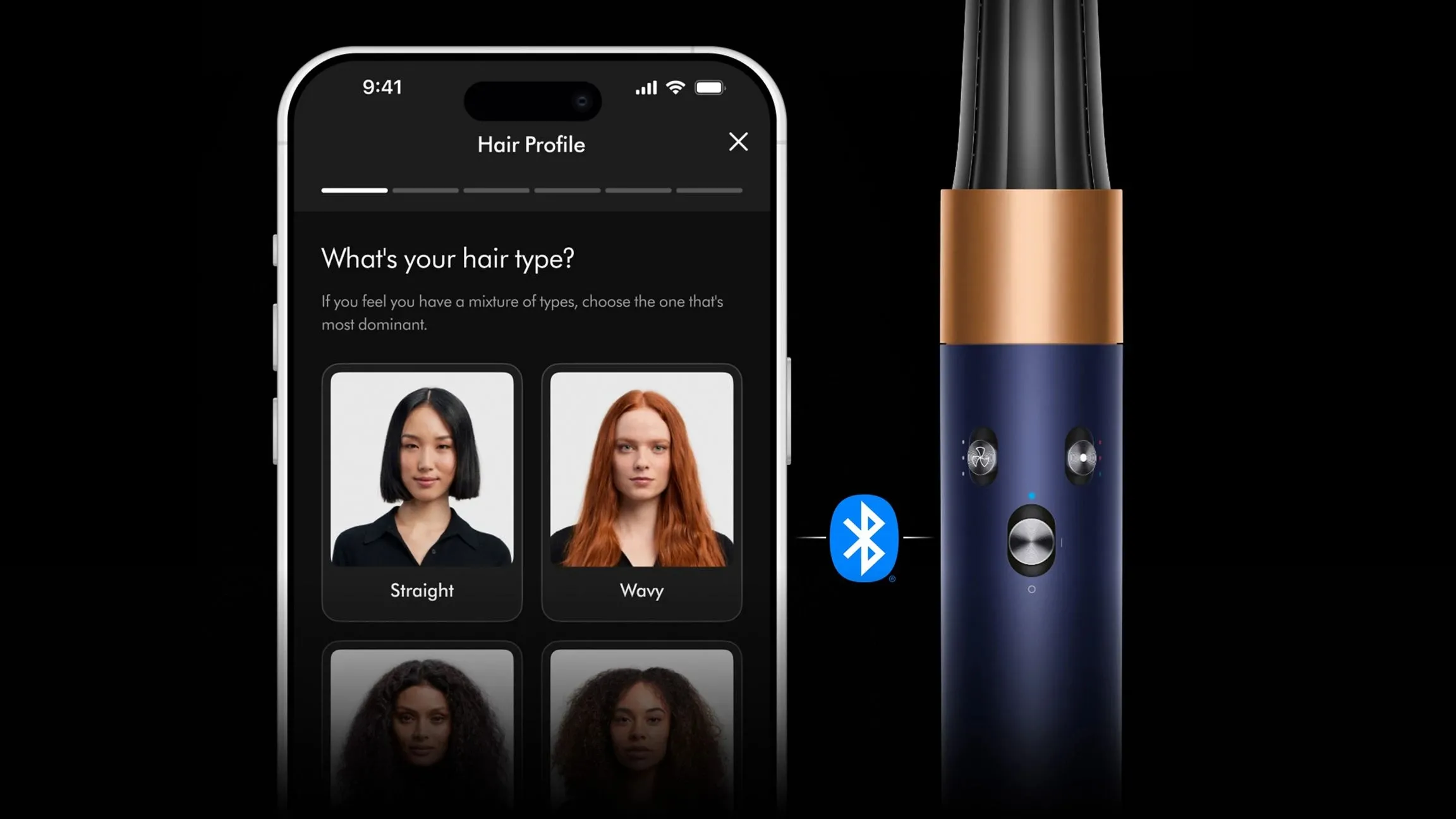 Dyson Airwrap i.d. Multi-Styler and Dryer Straight+Wavy - Prussian Blue/Rich Copper (107163-01)