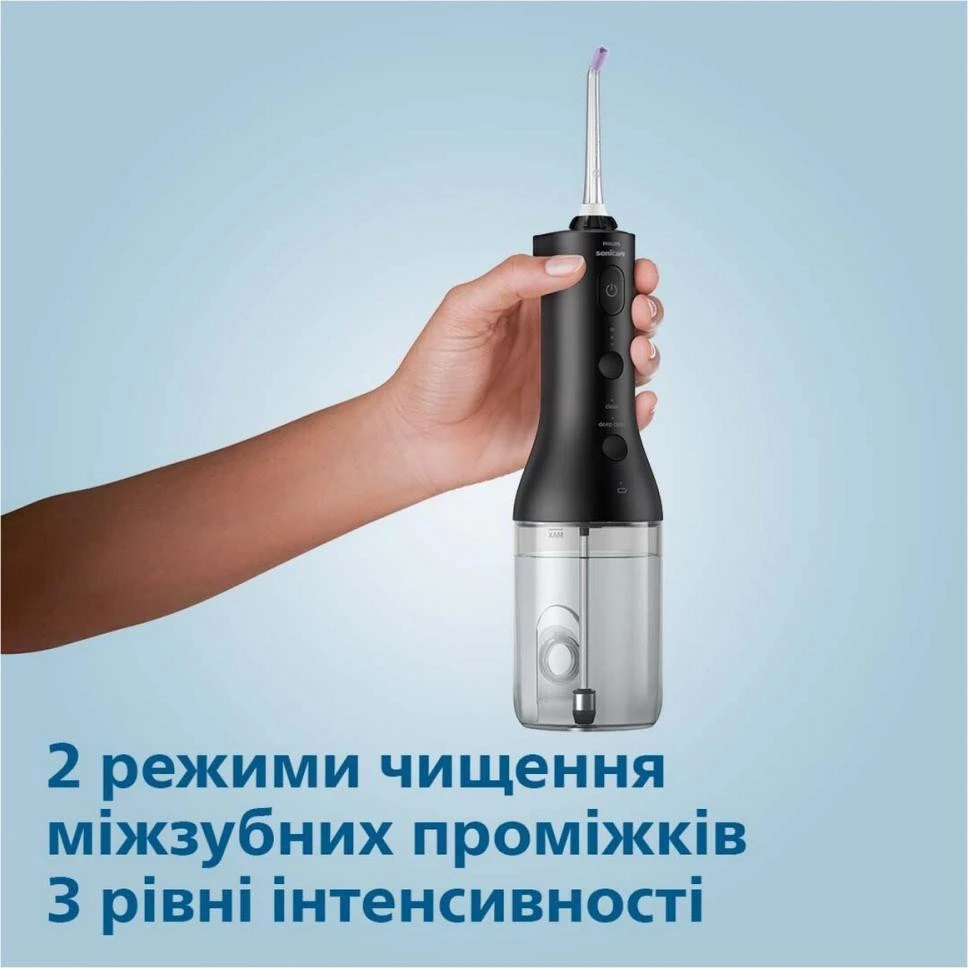 Ирригатор Philips Sonicare Cordless Power Flosser 3000 Black HX3826/33