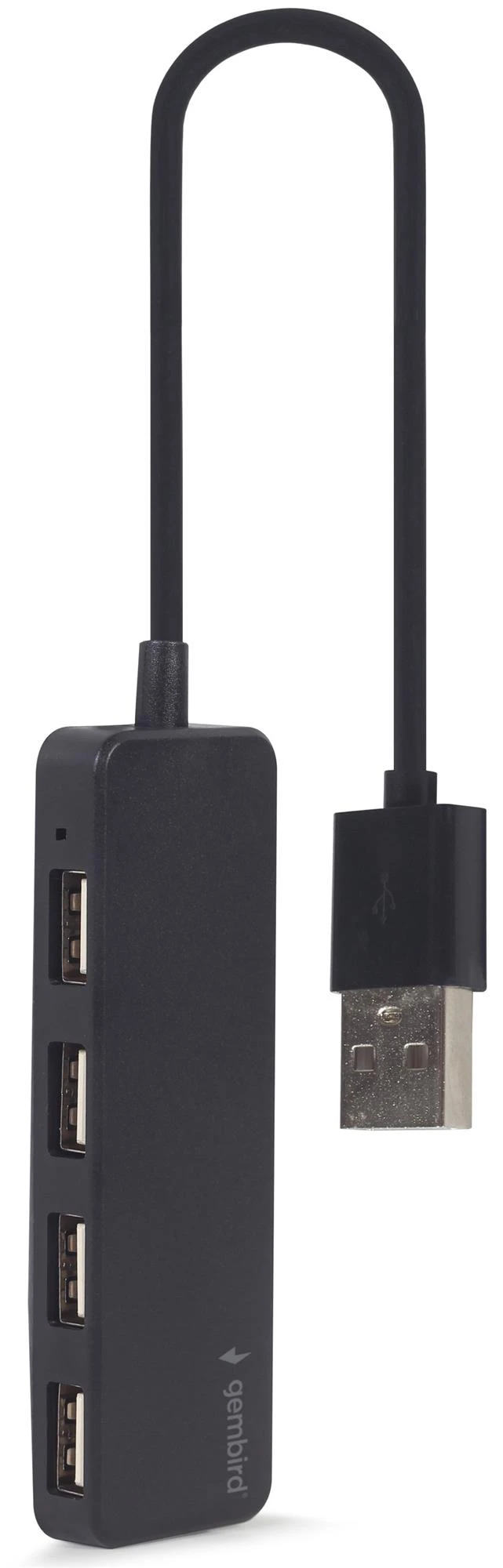 USB-хаб Gembird 4 порти Чорний (UHB-U2P4-06) (UA) Тип: USB-хаб; Форм-фактор:
