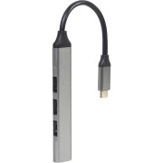 USB-хаб Gembird USB Type-C 4-в-1 (UHB-CM-U3P1U2P3-03) (UA)