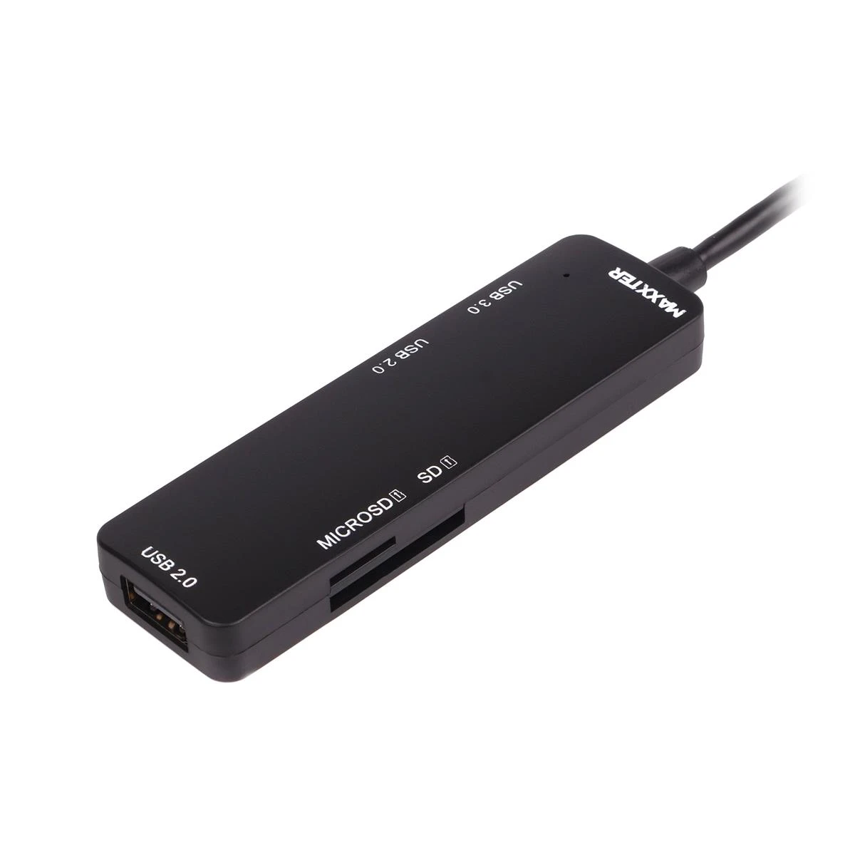 USB-хаб Maxxter USB Type-C 5-в-1 Black (HU3C-3PTF-01) (UA) Тип: USB-хаб; Форм-фактор: