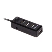 USB-хаб Maxxter 4 ports (HU2A-4P-AC-03) (UA)