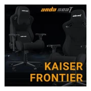 Anda Seat Kaiser Frontier Fabric Size XL Black (AD12YXL-17-B-F-B02) (UA)