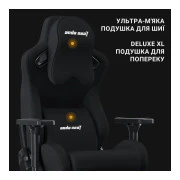 Anda Seat Kaiser Frontier Fabric Size XL Black (AD12YXL-17-B-F-B02) (UA)