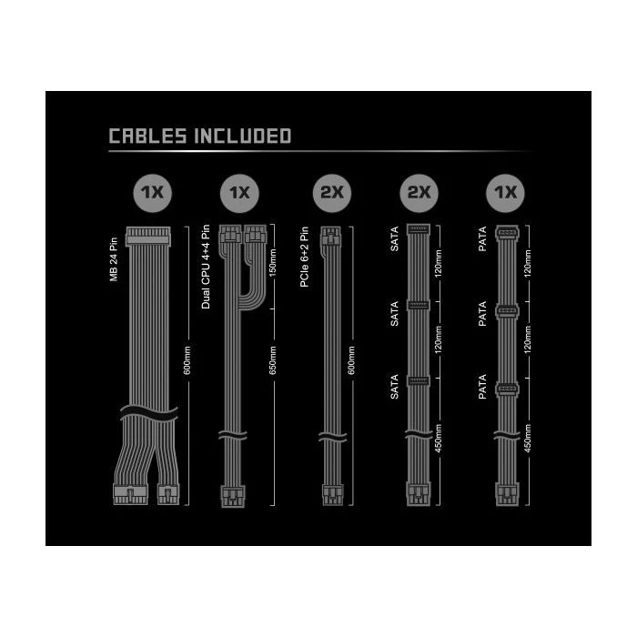 ASRock 650W SteelLegend (SL-650G) (UA) ; Стандарт БП: ATX; Потужність: 650