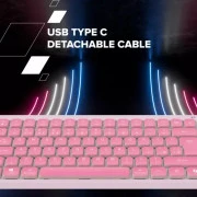 Canyon OnType 10 TKL Mechanical Silent Low-profile USB UA Green (CNS-HKB10GR) (UA)