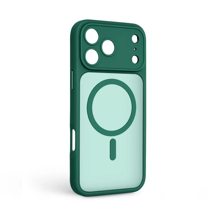 Чехол для мобильного телефона Armorstandart Lush MagCase Apple iPhone 17 Pro Max Dark Green (ARM87500) (UA) ; Цвет: темно-зеленый;