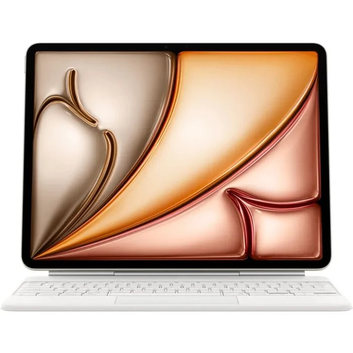 Чехол для планшета Apple Magic Keyboard for iPad Air 13-inch (M3) - Ukrainian - White,Model A3340 (MDFW4UA/A) (UA) ; Совместимость с брендом: Apple;