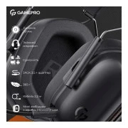 Навушники GamePro Genesis Hunter Black (HS1350B) (UA)