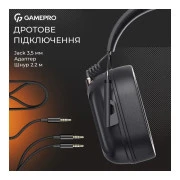 Навушники GamePro Genesis Hunter Black (HS1350B) (UA)