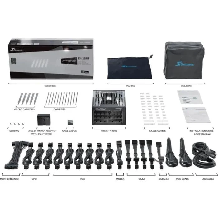 Seasonic 1600W (PRIME TX 1600-ATX31) (UA)