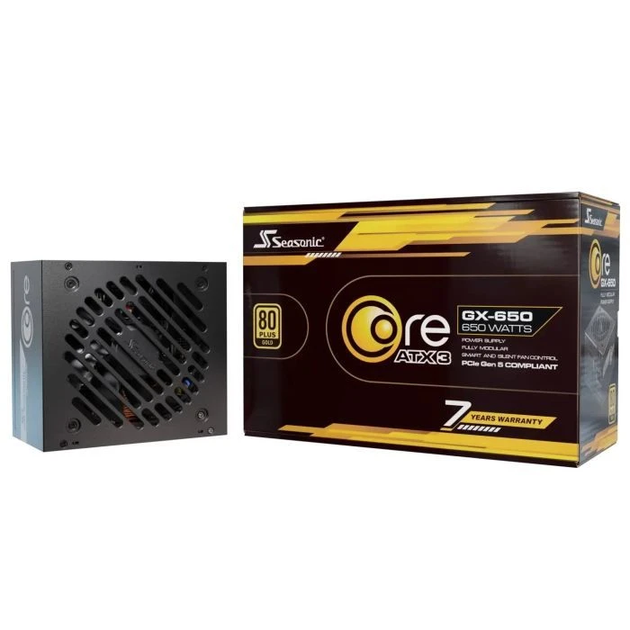 Seasonic 650W BLACK (CORE GX-650-ATX31) (UA) ; Стандарт БП: ATX; Мощность: 650 Вт;
