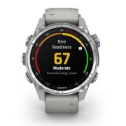 Смарт-годинники Garmin Descent Mk3, 43mm, Passvtd Steel/Fog Gry, Dive Computer, GPS дайвінг комп'ютер (010-02753-04) (UA)