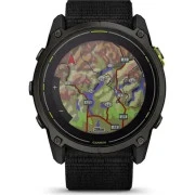Смарт-часы Garmin Enduro 3, Crbn Gry DLC Ti w/Blk Sport Loop Band, GPS (010-02751-01) (UA)