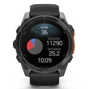 Смарт-годинники Garmin fenix 8 51mm, AMOLED, Скло/Нержавіюча сталь, SlateGray Steel/Black, BlkBnd, GPS (010-02905-00) (UA)