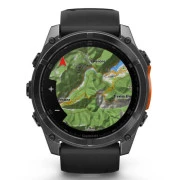 Смарт-годинники Garmin fenix 8 51mm, AMOLED, Скло/Нержавіюча сталь, SlateGray Steel/Black, BlkBnd, GPS (010-02905-00) (UA)