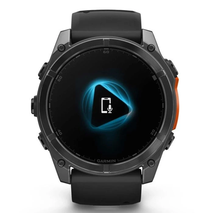 Смарт-годинники Garmin fenix 8 51mm, AMOLED, Скло/Нержавіюча сталь, SlateGray Steel/Black, BlkBnd, GPS (010-02905-00) (UA) ; Тип: універсальні; Форма