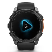 Смарт-годинники Garmin fenix 8 51mm, AMOLED, Скло/Нержавіюча сталь, SlateGray Steel/Black, BlkBnd, GPS (010-02905-00) (UA)