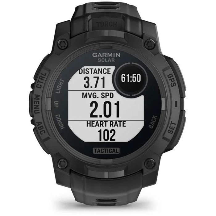 Смарт-часы Garmin Instinct 3, Tactical, Solar, 45mm, Black, GPS смарт-годинник (010-02934-50) (UA)