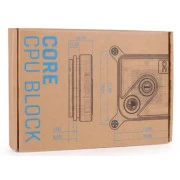 Водоблок Alphacool Core 1 Aurora Carbon - AM4 / AM5 Intel LGA 1700 / LGA 1851 (13769) (UA)