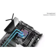 Водоблок Alphacool Core 1 Aurora Carbon - AM4 / AM5 Intel LGA 1700 / LGA 1851 (13769) (UA)