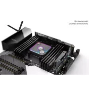 Водоблок Alphacool Core 1 Aurora Carbon - AM4 / AM5 Intel LGA 1700 / LGA 1851 (13769) (UA)