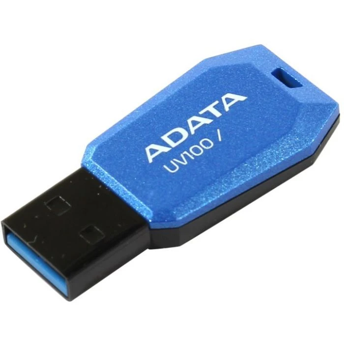 ADATA 32GB DashDrive UV100 Blue USB 2.0 (AUV100-32G-RBL) (UA) ; Обсяг пам'яті: 32 Gb; Інтерфейс: USB