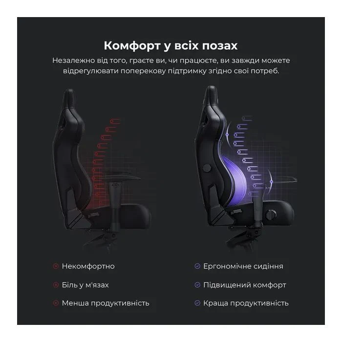 Anda Seat Kaiser 4 PVC Size L Black (AD12YDDC-L-20-B-PV/C) (UA)