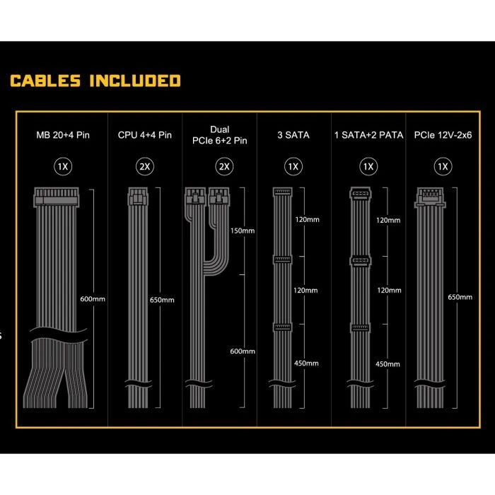 ASRock 850W (CL-850G) (UA) ; Стандарт БП: ATX 12V v3.1;