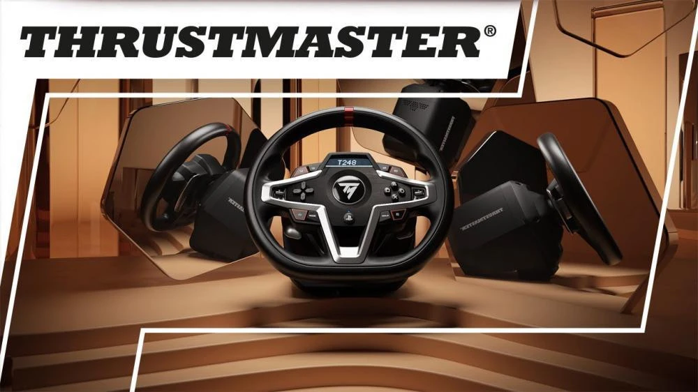 Комплект (кермо, педалі) Thrustmaster T248X Black (4460182) (UA)