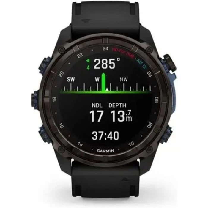 Смарт-годинники Garmin Descent Mk3i, 51mm, Crbn Gry DLC Ti/Blk, Комп'ютер для занурень, GPS (010-02752-11) (UA)