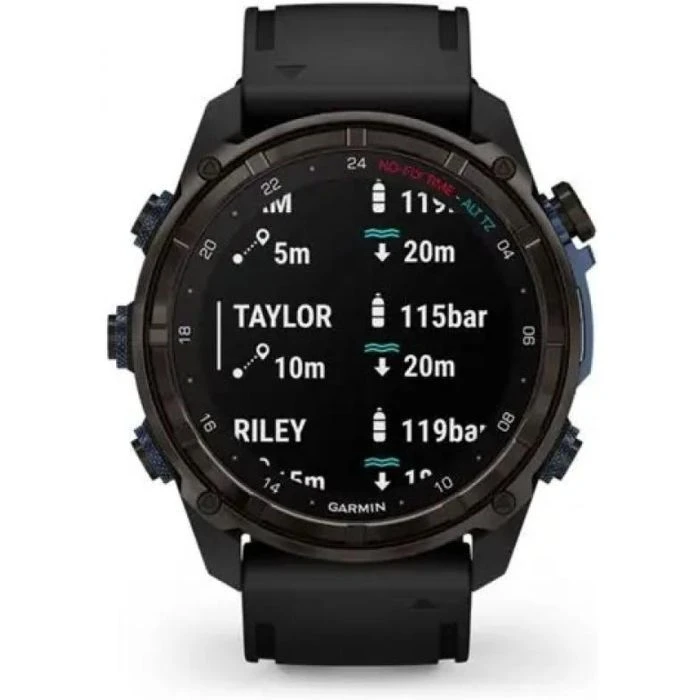 Смарт-годинники Garmin Descent Mk3i, 51mm, Crbn Gry DLC Ti/Blk, Комп'ютер для занурень, GPS (010-02752-11) (UA)