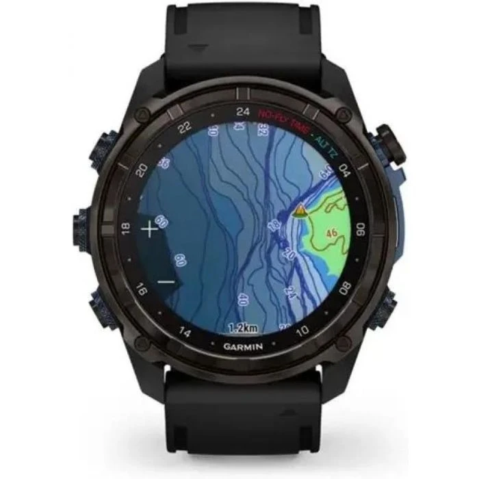 Смарт-годинники Garmin Descent Mk3i, 51mm, Crbn Gry DLC Ti/Blk, Комп'ютер для занурень, GPS (010-02752-11) (UA)