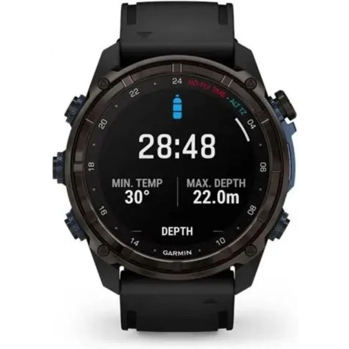 Смарт-годинники Garmin Descent Mk3i, 51mm, Crbn Gry DLC Ti/Blk, Комп'ютер для занурень, GPS (010-02752-11) (UA)