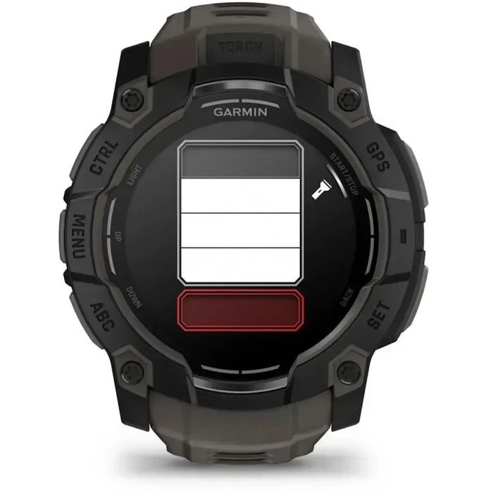 Смарт-часы Garmin Instinct 3, Tactical, AMOLED, 50mm, Black, GPS (010-03020-50) (UA)