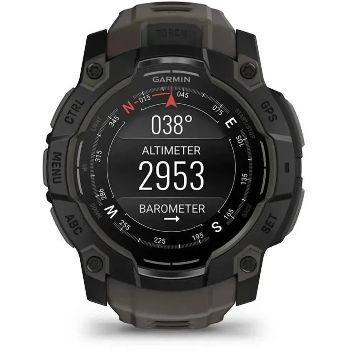 Смарт-часы Garmin Instinct 3, Tactical, AMOLED, 50mm, Black, GPS (010-03020-50) (UA)